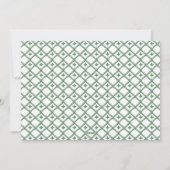 Waterverf Crest Preppy Christmas Multi-fotokaart Feestdagenkaart (Achterkant)