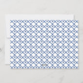 Waterverf Crest Preppy Christmas Multi-fotokaart Feestdagenkaart (Achterkant)