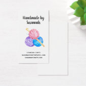Waterverf Crochet en Yarn Handmade Craft Visitekaartje (Bureau)