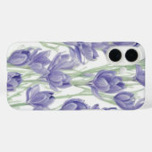 Waterverf Crocus Flowers Telefoonhoesje Case-Mate iPhone Case (Achterkant (horizontaal))