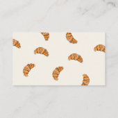 Waterverf Croissant bakkerij visitekaartje (Achterkant)