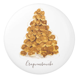 Waterverf Croquembouche Keramische Knop