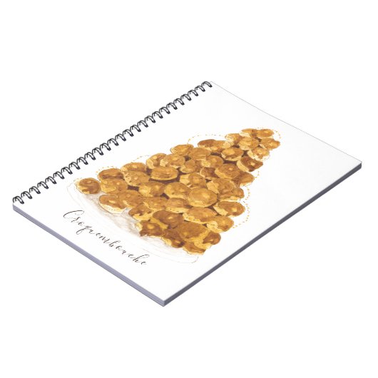 Waterverf Croquembouche Notitieboek (Linkerzijde)