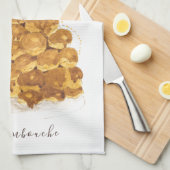 Waterverf Croquembouche Theedoek (Quarter Fold)