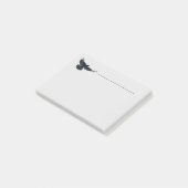 Waterverf Crow Bird Natuur Wildlife Art Post-it® Notes (Schuin)