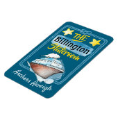 Waterverf Cruise Stateroom Cabinedeur Magneet (Linkerzijde)