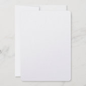 Waterverf Crystal en Fern Wedding-uitnodiging Kaart (Achterkant)