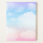 Waterverf Crystals & Gold Crescent Moon Boutique Planner (Achterkant)