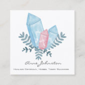 Waterverf Crystals Square Visitekaartje (Voorkant)