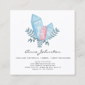 Waterverf Crystals Square Visitekaartje (Achterkant)