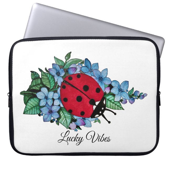 Waterverf Cu Laptop Sleeve (Voorkant)