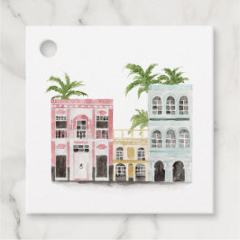 Waterverf Cuba bestemming Bedankjes Labels