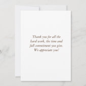 Waterverf Cupcake Happy-dag Bedankkaart (Achterkant)