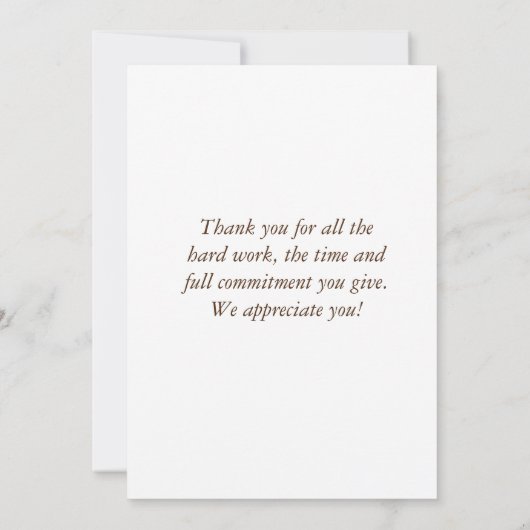 Waterverf Cupcake Happy-dag Bedankkaart (Achterkant)