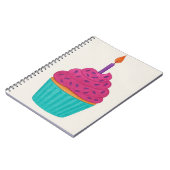 Waterverf Cupcake Notitieboek (Linkerzijde)