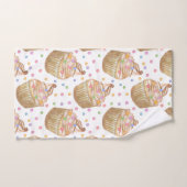 Waterverf cupcakes bad handdoek (Handdoek)