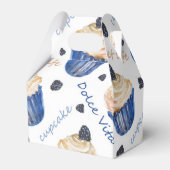 Waterverf cupcakes bedankdoosjes (Voorkant Zijde)