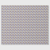 Waterverf cupcakes cadeaupapier (Vlak)