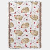 Waterverf cupcakes deken (Voorkant Verticaal)