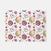 Waterverf cupcakes deurmat (Voorkant)