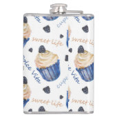 Waterverf cupcakes heupfles (Achterkant)