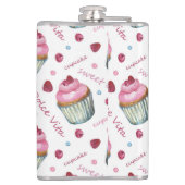 Waterverf cupcakes heupfles (Achterkant)