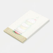 Waterverf cupcakes. Keukenillustratie. Post-it® Notes (Schuin)