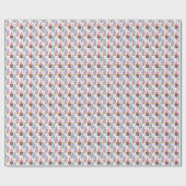 Waterverf cupcakes kleurig cadeaupapier (Vlak)