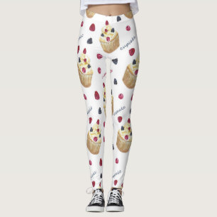 Waterverf cupcakes leggings