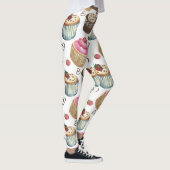 Waterverf cupcakes leggings (Rechts)