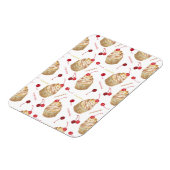 Waterverf cupcakes magneet (Linkerzijde)