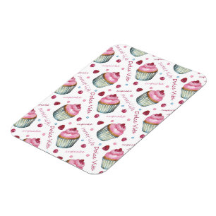 Waterverf cupcakes magneet