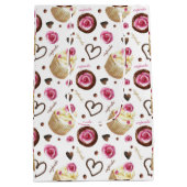 Waterverf cupcakes medium cadeauzakje (Achterkant)