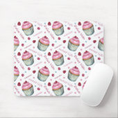 Waterverf cupcakes muismat (Met muis)