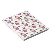 Waterverf cupcakes notitieblok (Schuin)