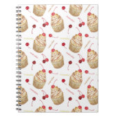 Waterverf cupcakes notitieboek (Voorkant)
