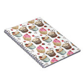 Waterverf cupcakes notitieboek (Rechterzijde)