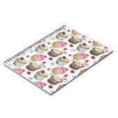 Waterverf cupcakes notitieboek (Linkerzijde)
