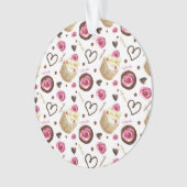 Waterverf cupcakes ornament (voorkant)