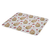 Waterverf cupcakes snijplank (Hoek)