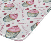 Waterverf cupcakes snijplank (Hoek)