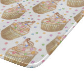 Waterverf cupcakes snijplank (Hoek)