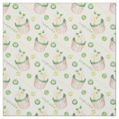 Waterverf cupcakes stof (Swatch)