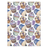Waterverf cupcakes tafelkleed (Voorkant)
