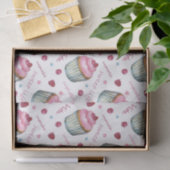 Waterverf cupcakes tissuepapier (Geschenk)