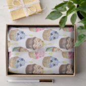 Waterverf cupcakes tissuepapier (Geschenk)