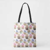 Waterverf cupcakes tote bag (Voorkant)
