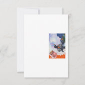 Waterverf cupid ringkat Moeder Goddess droom A Bedankkaart (Achterkant)