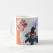 Waterverf cupid ringkat Moeder Goddess droom A Koffiemok (Voorkant links)