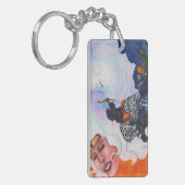 Waterverf cupid ringkat Moeder Goddess droom A Sleutelhanger (Voorkant Links)